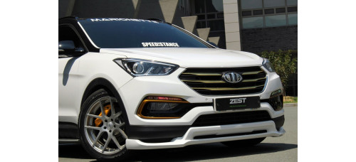 zest- aero parts body kit hyundai santa fe dm 2016-17